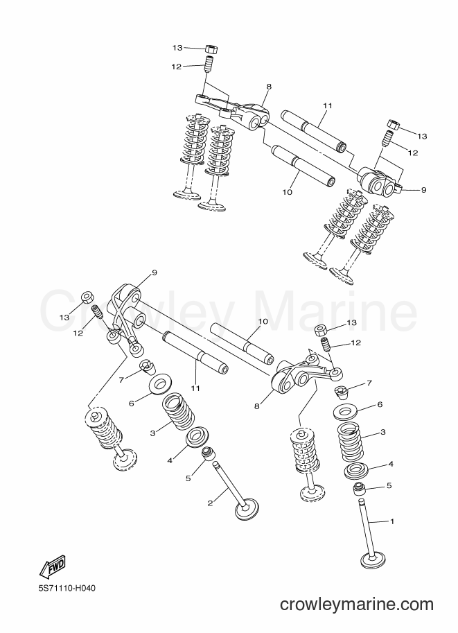 Yamaha Motors XVS950CU (2DE3) [050] - VALVE