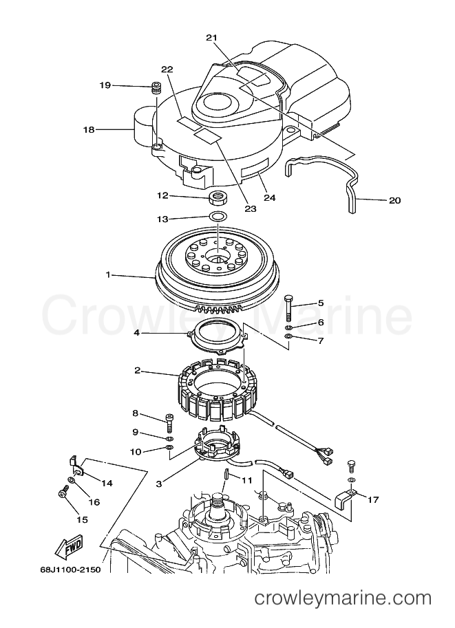 Yamaha Motors Z150QETOL (68J2) [050] - GENERATOR