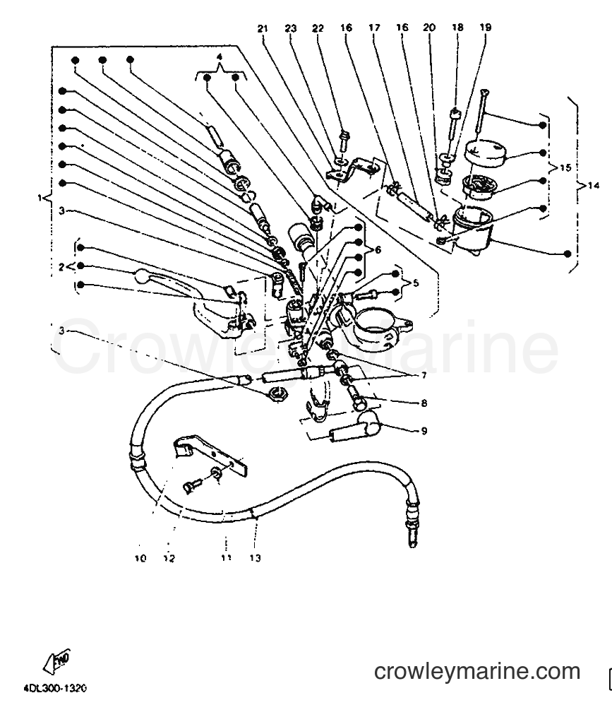 Yamaha Motors TZR125 (4DL2) [999] - FRONT MASTER CYLINDER