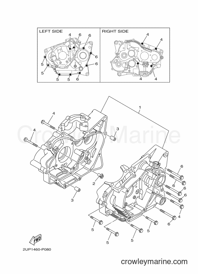 2016 Street Bike FZN150 - FZN150 (2UP2) [010] - CRANKCASE