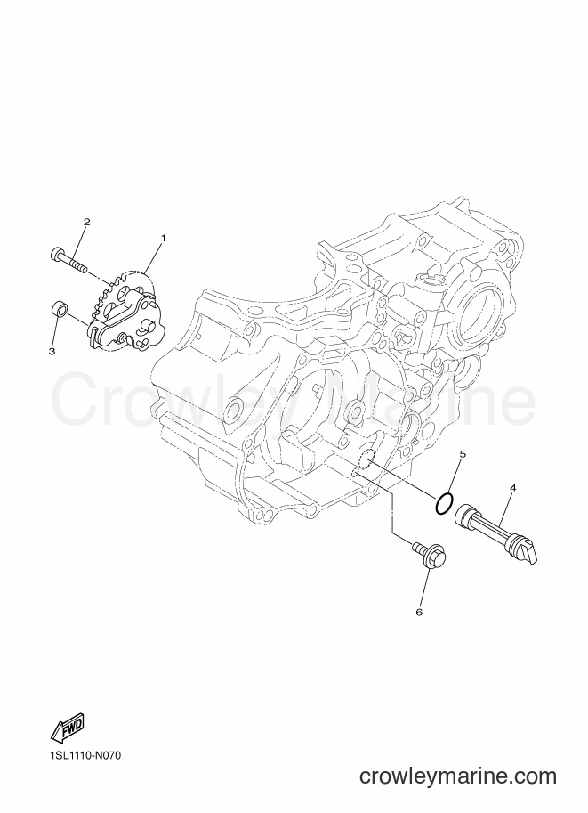 2016 Dirt Bike YZ450FX - YZ450FX (B912) [010] - OIL PUMP