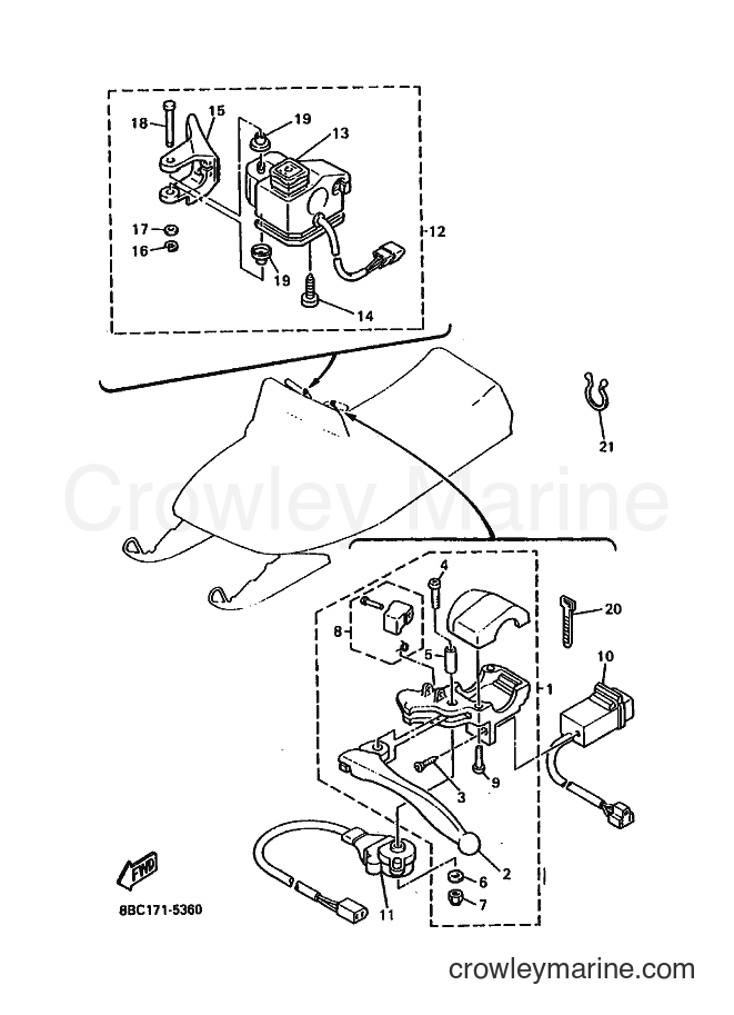 1995 Snowmobile BR250L - BR250L (8BC2) [030] - ELECTRICAL 2