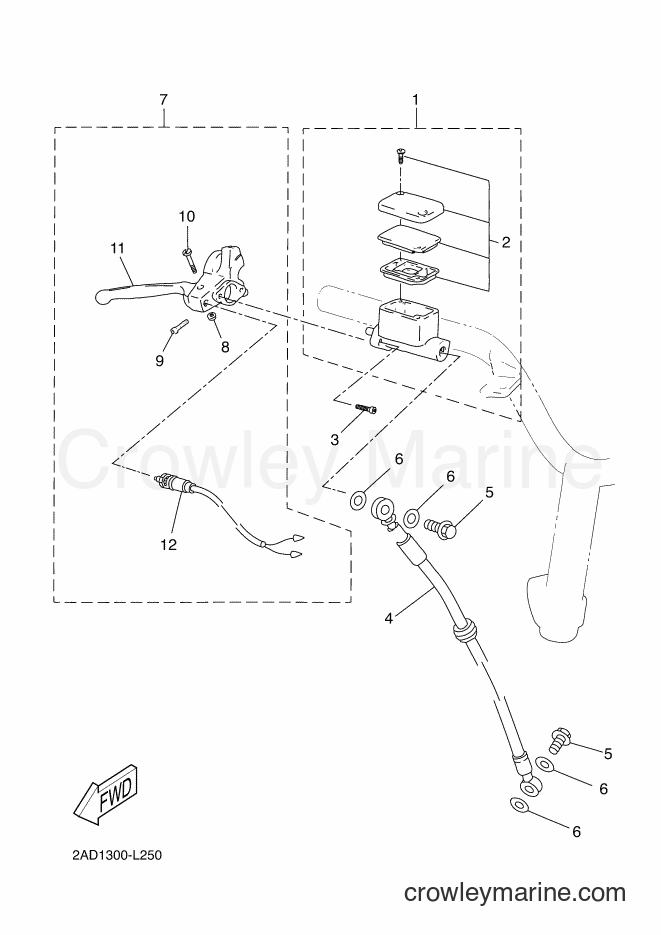 Yamaha Motors CS50 (2ADF) [060] - FRONT MASTER CYLINDER