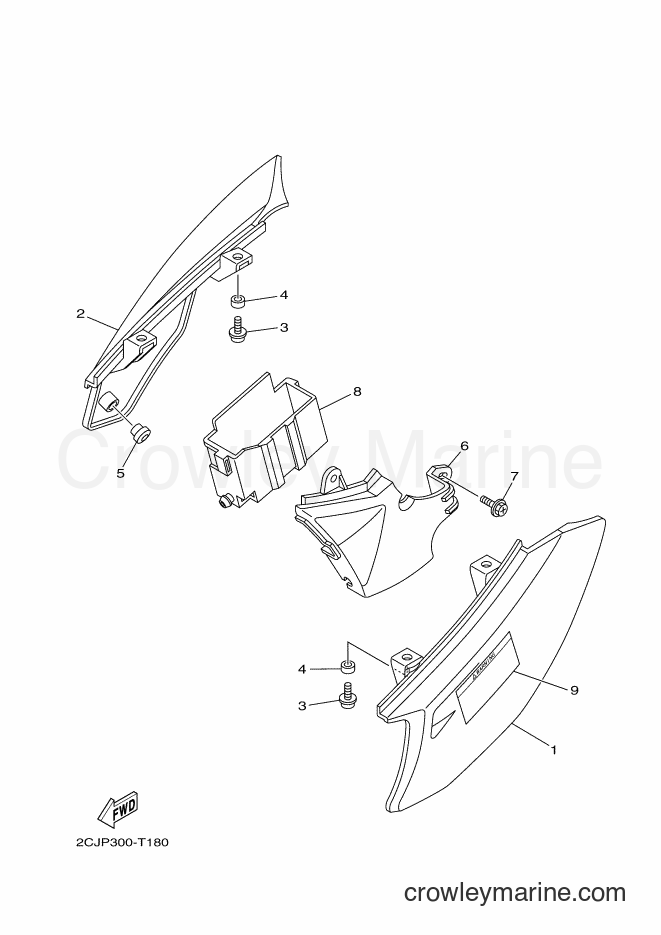 2018 Dirt Bike TT-R50E - TT-R50E (2CJP) [010] - SIDE COVER