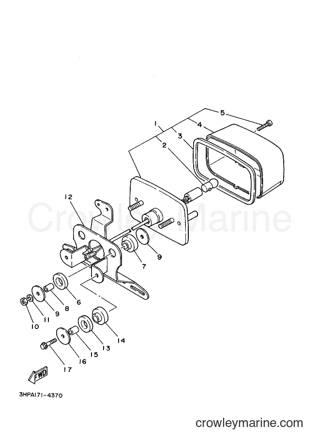 1995 ATV YFM350ER - YFM350ER (3HPD) [010] - TAILLIGHT