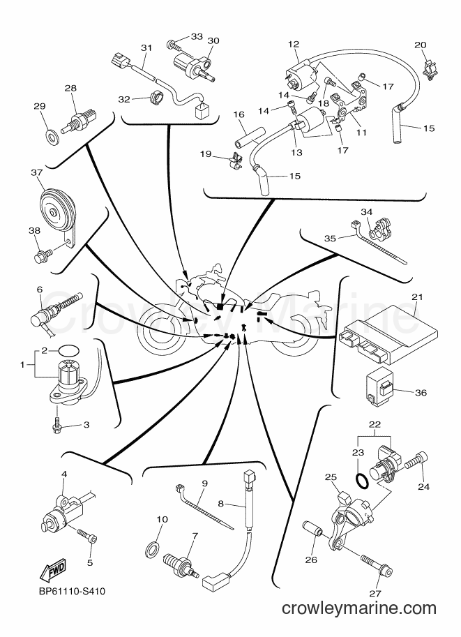 Yamaha Motors XVS950CU (BP63) [010] - ELECTRICAL 1