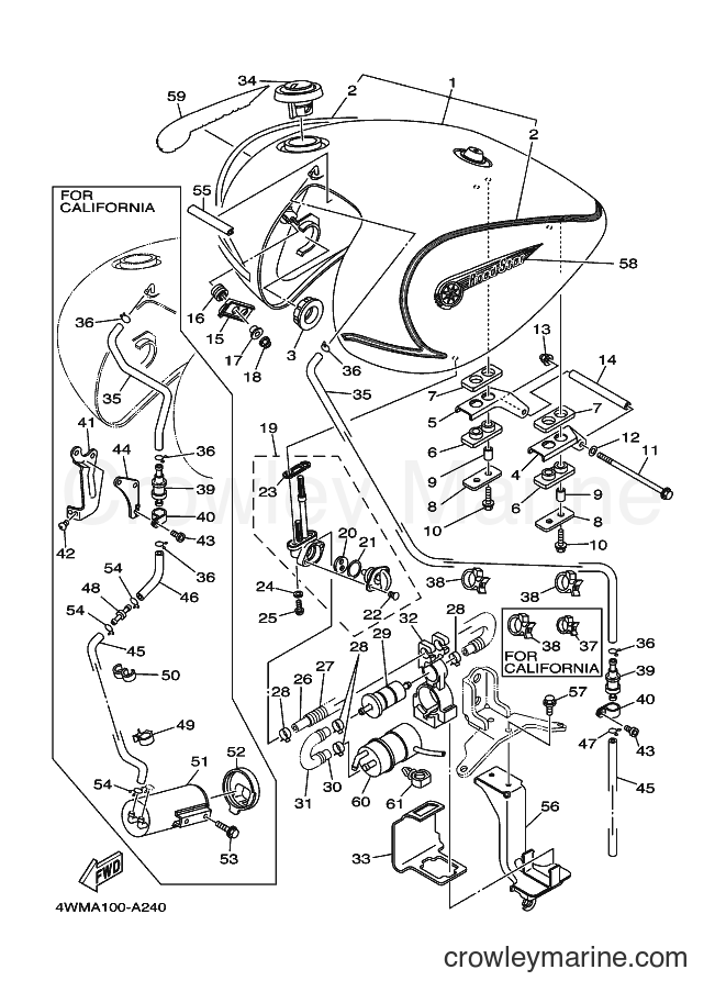 2002 Cruiser XV1600A - XV1600A (4WMC) [010] - FUEL TANK