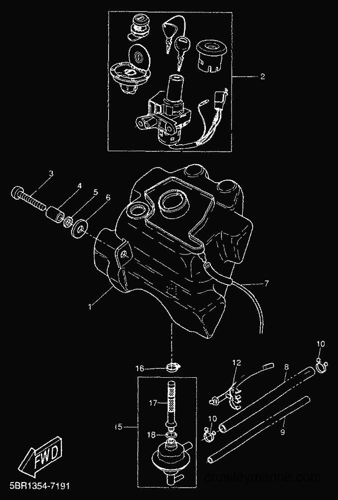 1999 Scooter YQ50L - YQ50L (5KL3) [010] - FUEL TANK