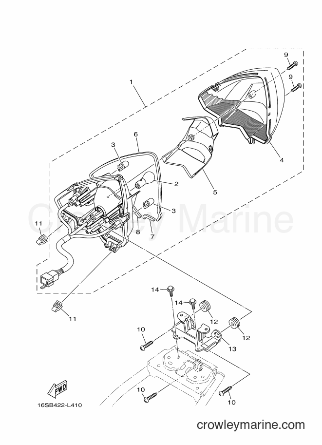 2012 Scooter T115LE - T115LE (16SC) [010] - TAILLIGHT