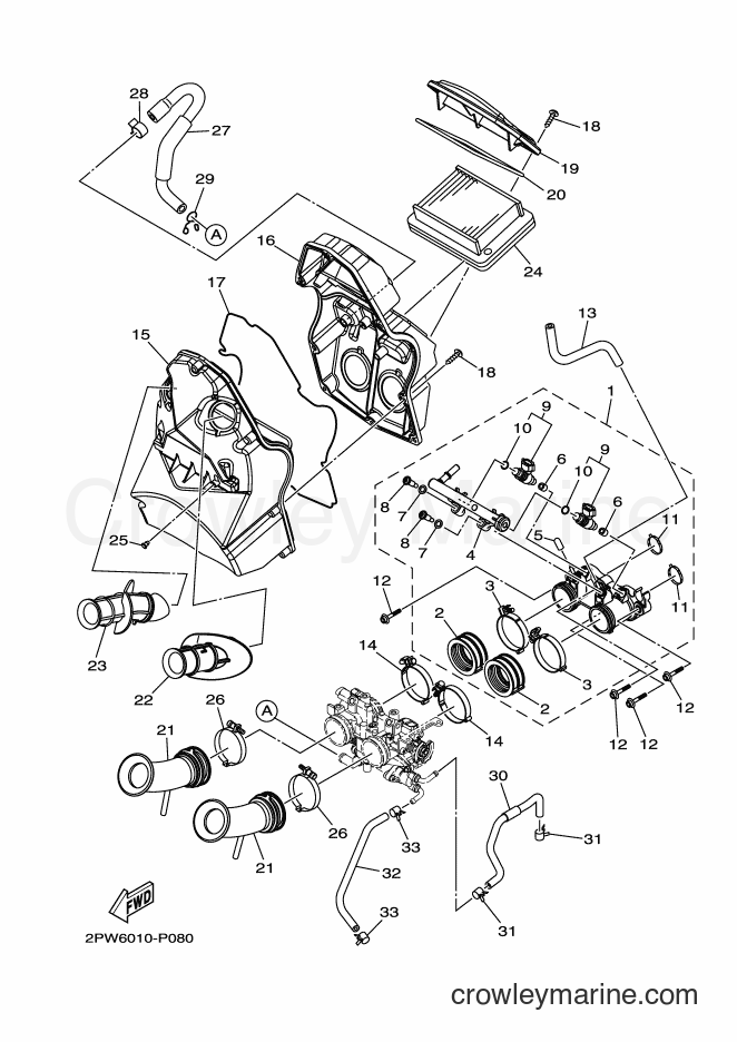 Yamaha Motors XP500A (2PW6) [010] - INTAKE