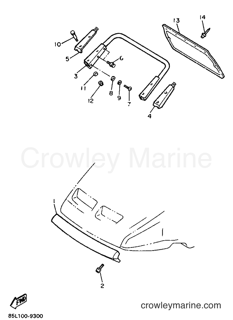 Yamaha Motors CS340EP (87E1) [010] - BUMPER