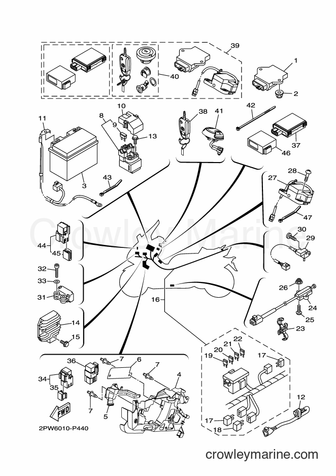 Yamaha Motors XP500A (2PWU) [010] - ELECTRICAL 1