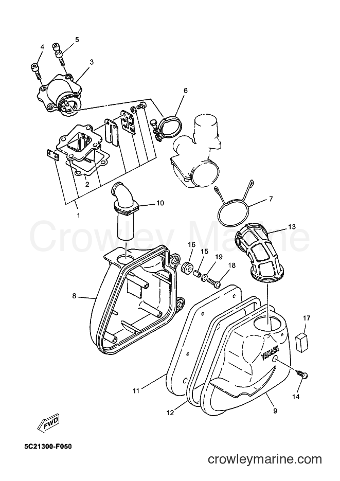 Yamaha Motors YN50 (5C28) [020] - INTAKE