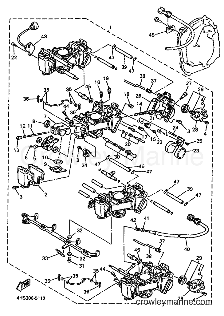 Yamaha Motors YZF750SP (4HT4) [010] - CARBURETOR
