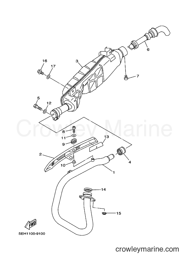 1999 ATV YFM400FWB - YFM400FWB (5EH4) [030] - EXHAUST
