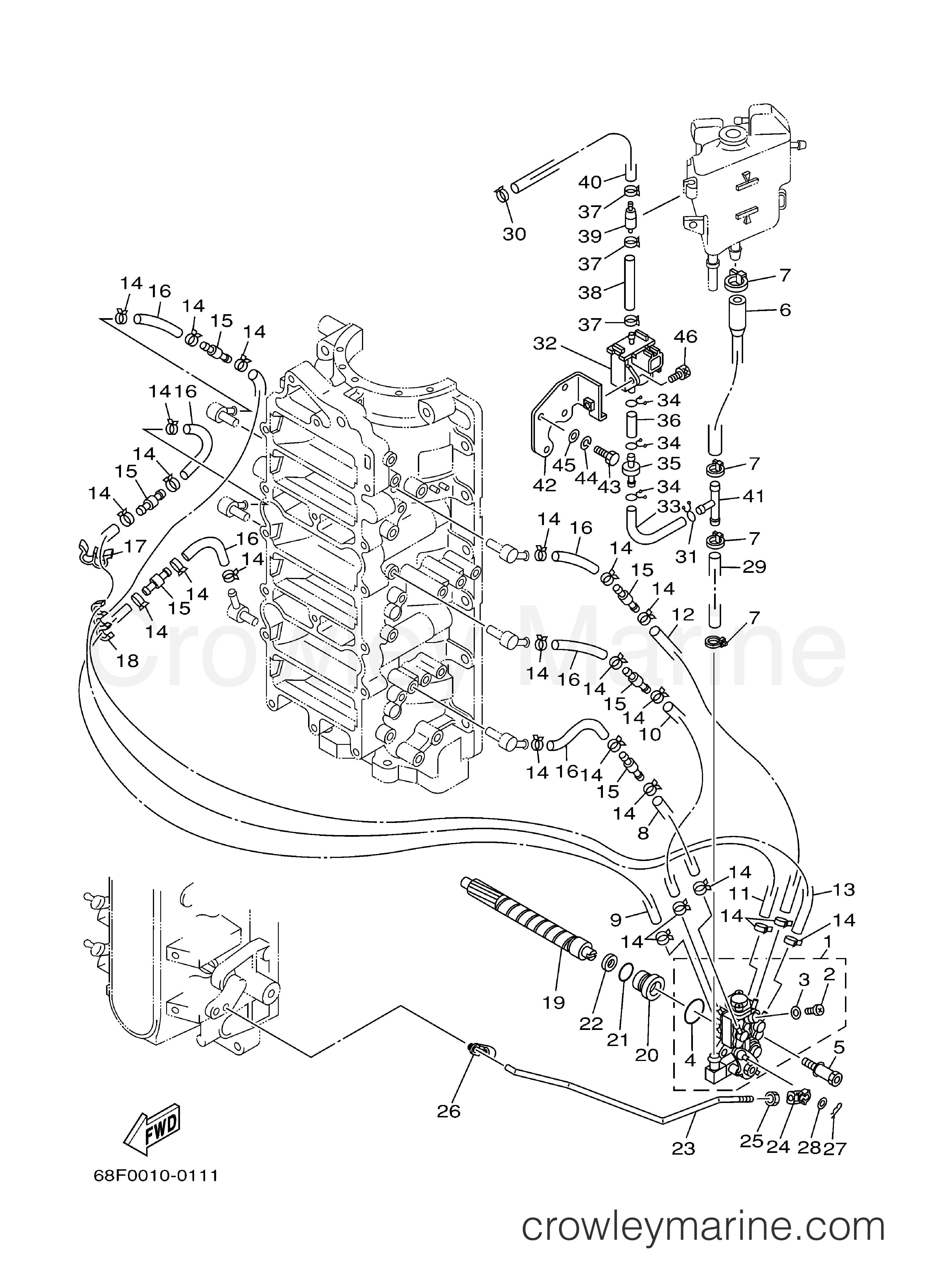 Yamaha Motors LZ150TXRY - OIL PUMP