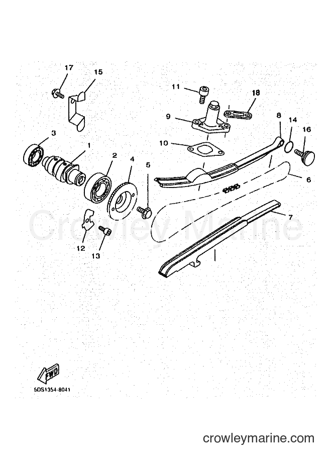 2000 Scooter YP125E - YP125E (5DSD) [010] - CAMSHAFT & CHAIN