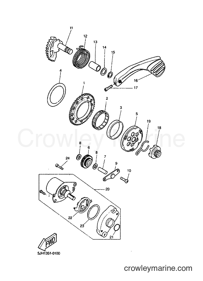 Yamaha Motors EW50 (5LH1) [010] - STARTER
