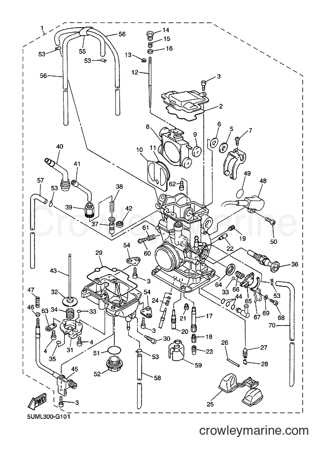 2008 Dirt Bike WR250F - WR250F (5UML) [010] - CARBURETOR