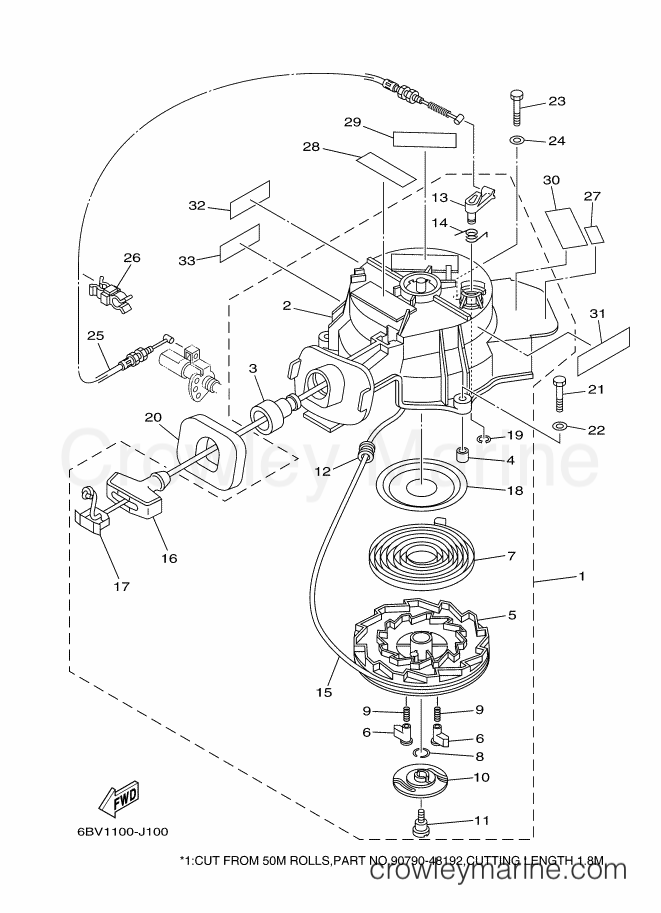Yamaha Motors F6CMHS (6BX2) [060] - STARTER
