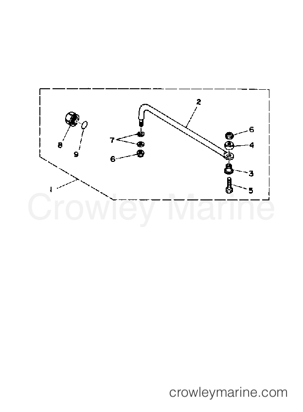 Yamaha Motors P150TLRQ - STEERING GUIDE ATTACHMENT
