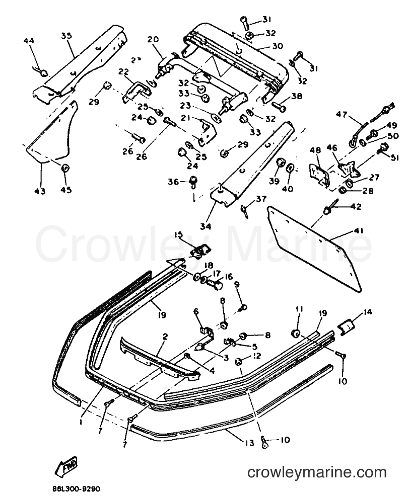 1989 Snowmobile XL540 - XL540 (86L1) [010] - BUMPER
