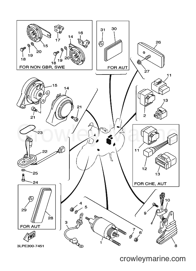 Yamaha Motors XV1100 (3EF8) [010] - ELECTRICAL 2