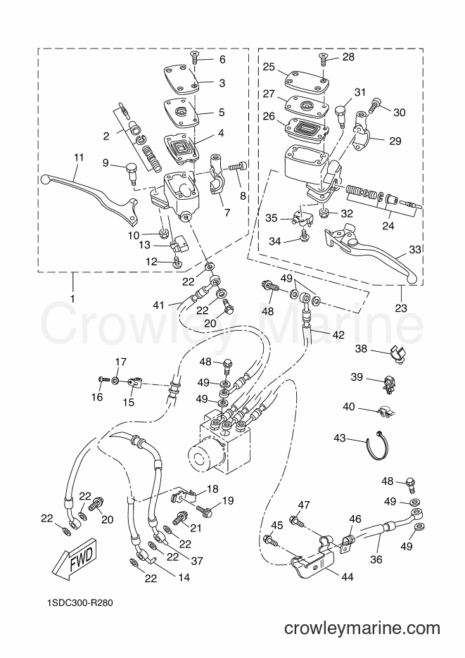 Yamaha Motors YP400RA (1SDE) [010] - FRONT MASTER CYLINDER