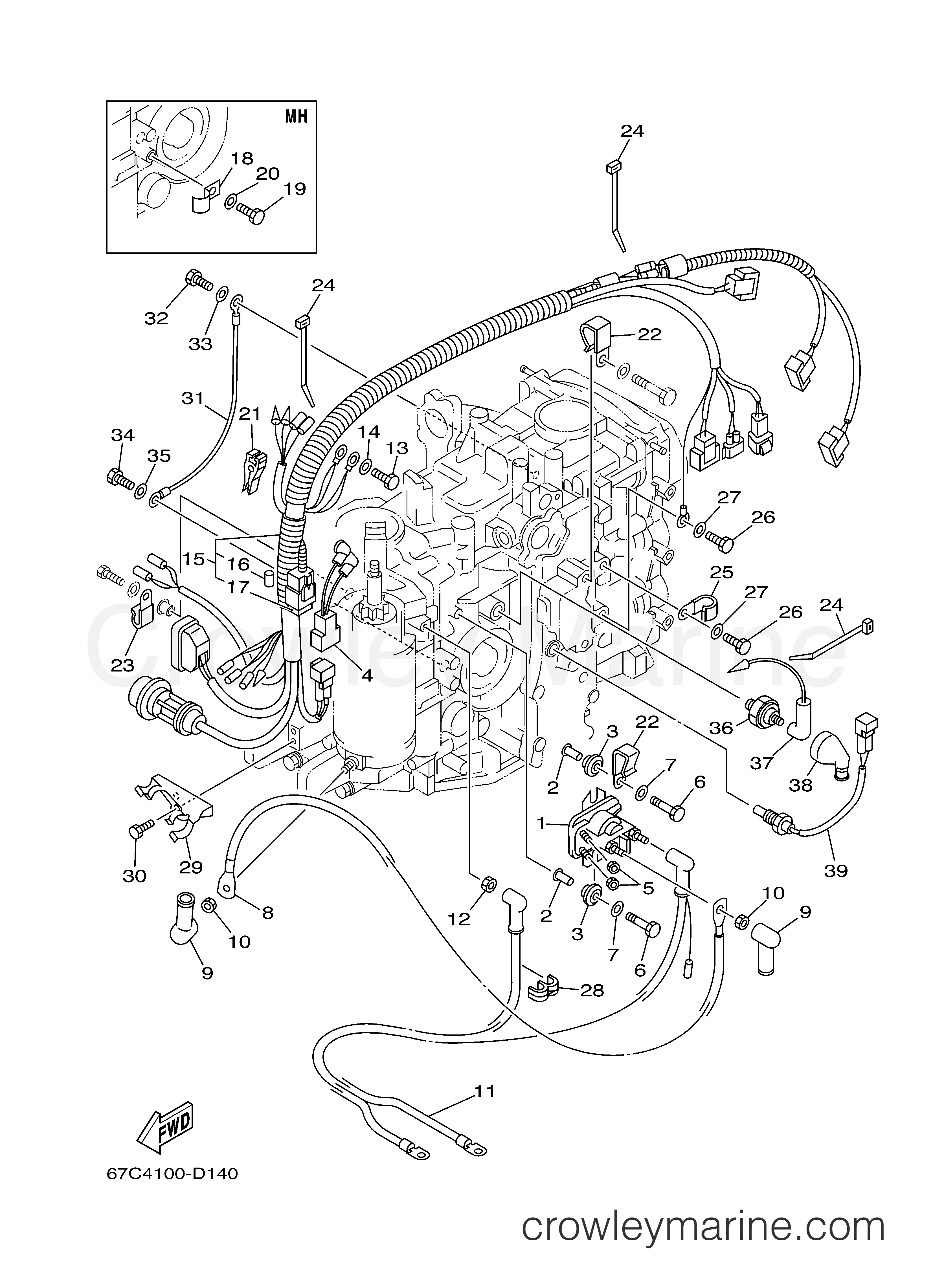 Yamaha Motors F40BTLR - ELECTRICAL 2