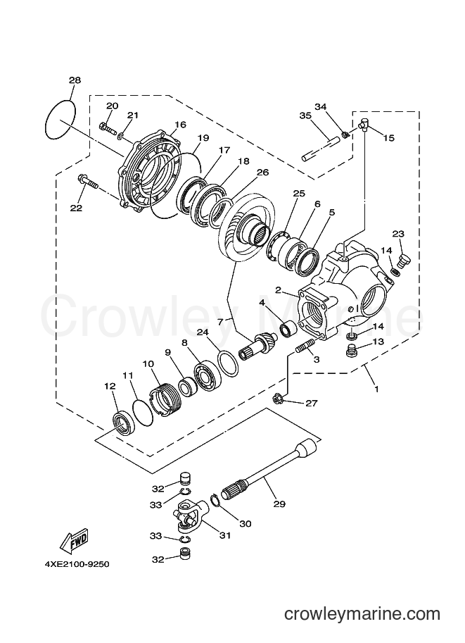 2004 ATV YFM250 - YFM250 (4XEN) [020] - DRIVE SHAFT