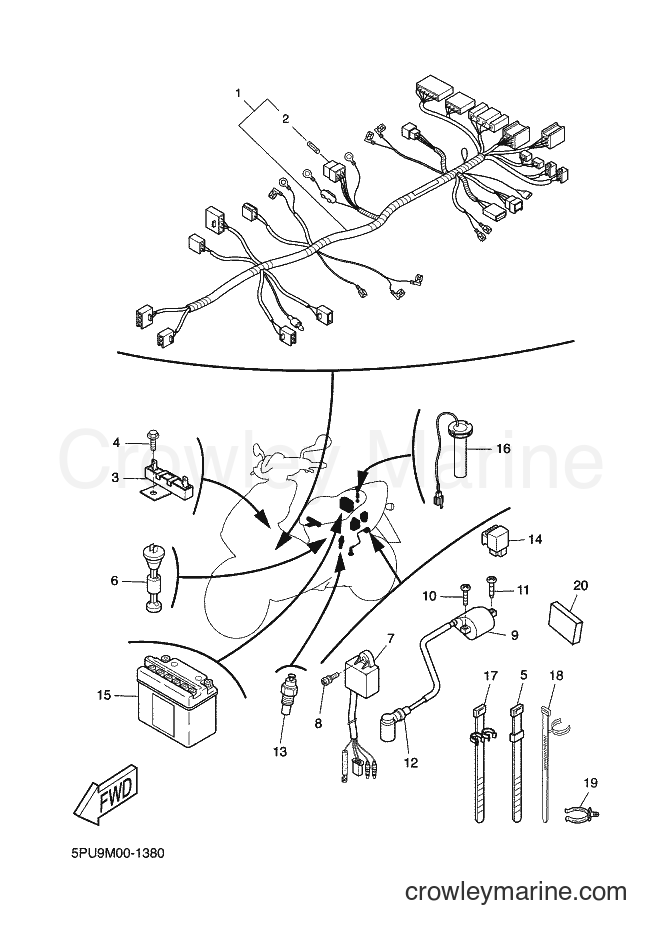 2001 Scooter YQ50L - YQ50L (5PU9) [020] - ELECTRICAL 2