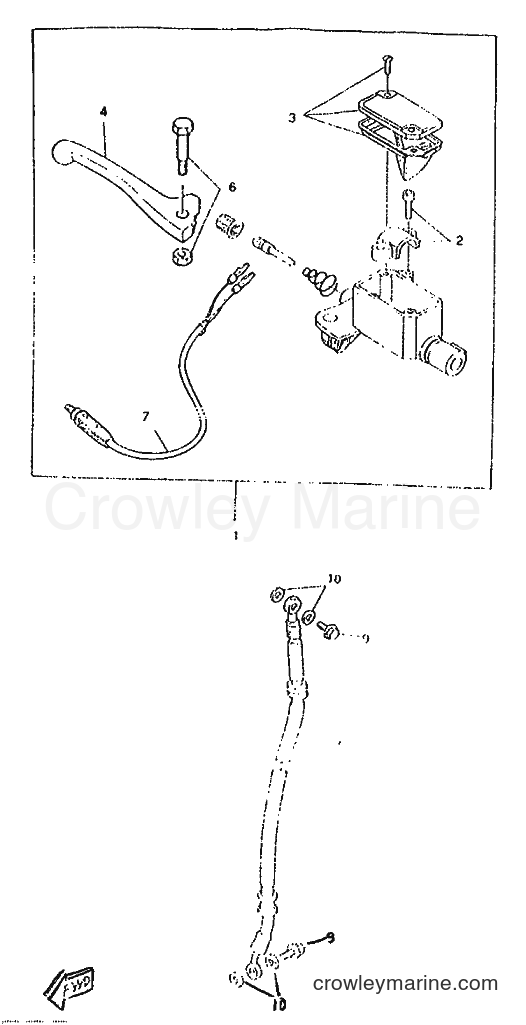 1996 Scooter CW50RSP - CW50RSP (4WT1) [999] - FRONT MASTER CYLINDER