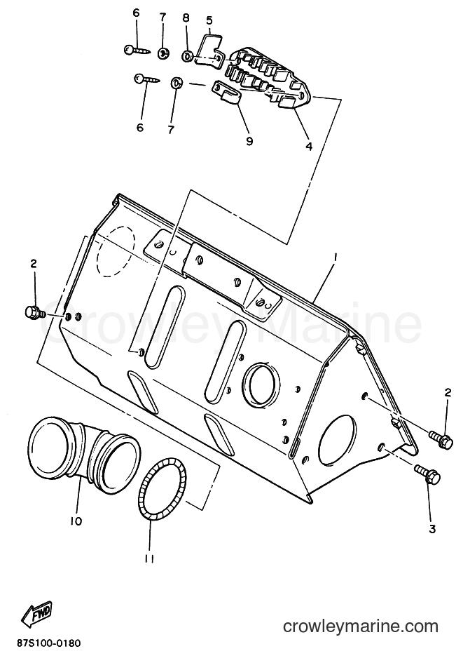 Yamaha Motors BR250 (89B1) [020] - STEERING GATE