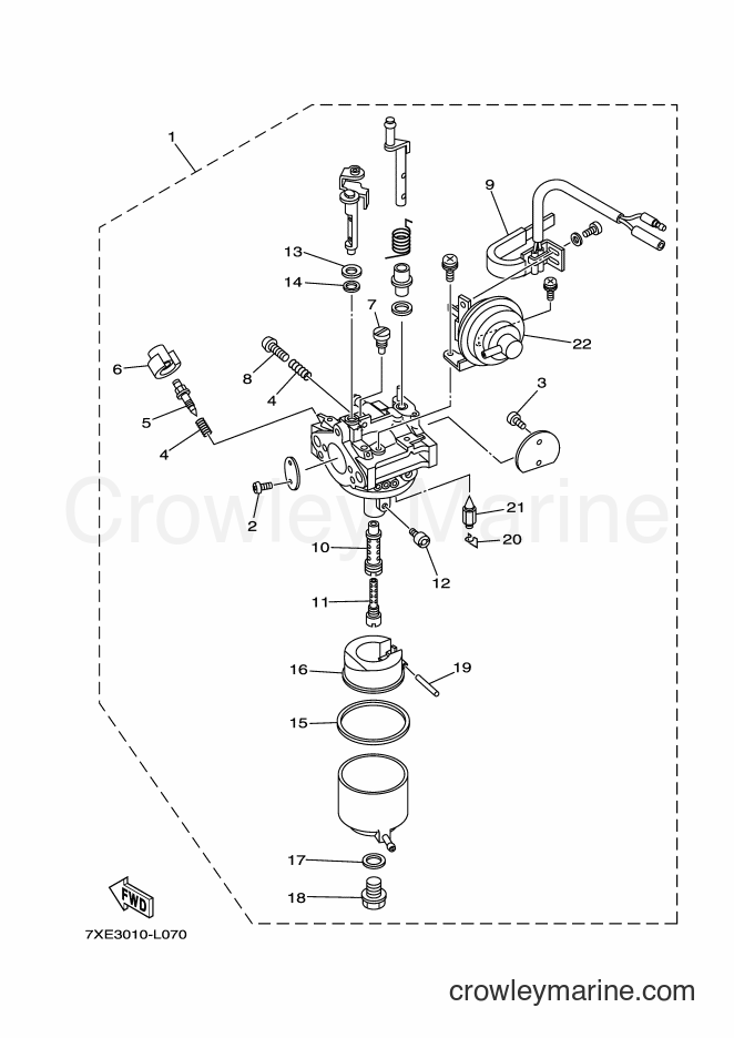 2012 Snowblower YS1070 - YS1070 (7XE3) [010] - CARBURETOR