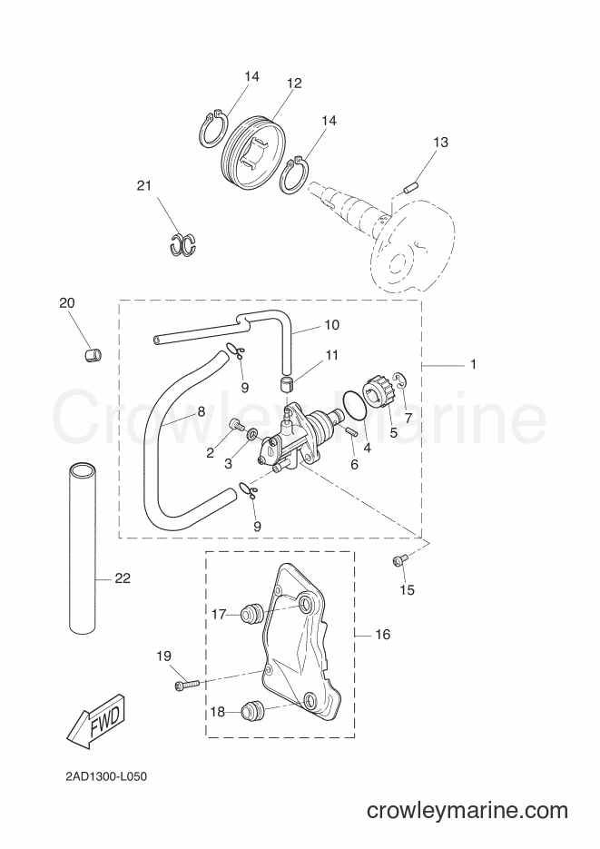 2012 Scooter CS50Z - CS50Z (2AD1) [060] - OIL PUMP