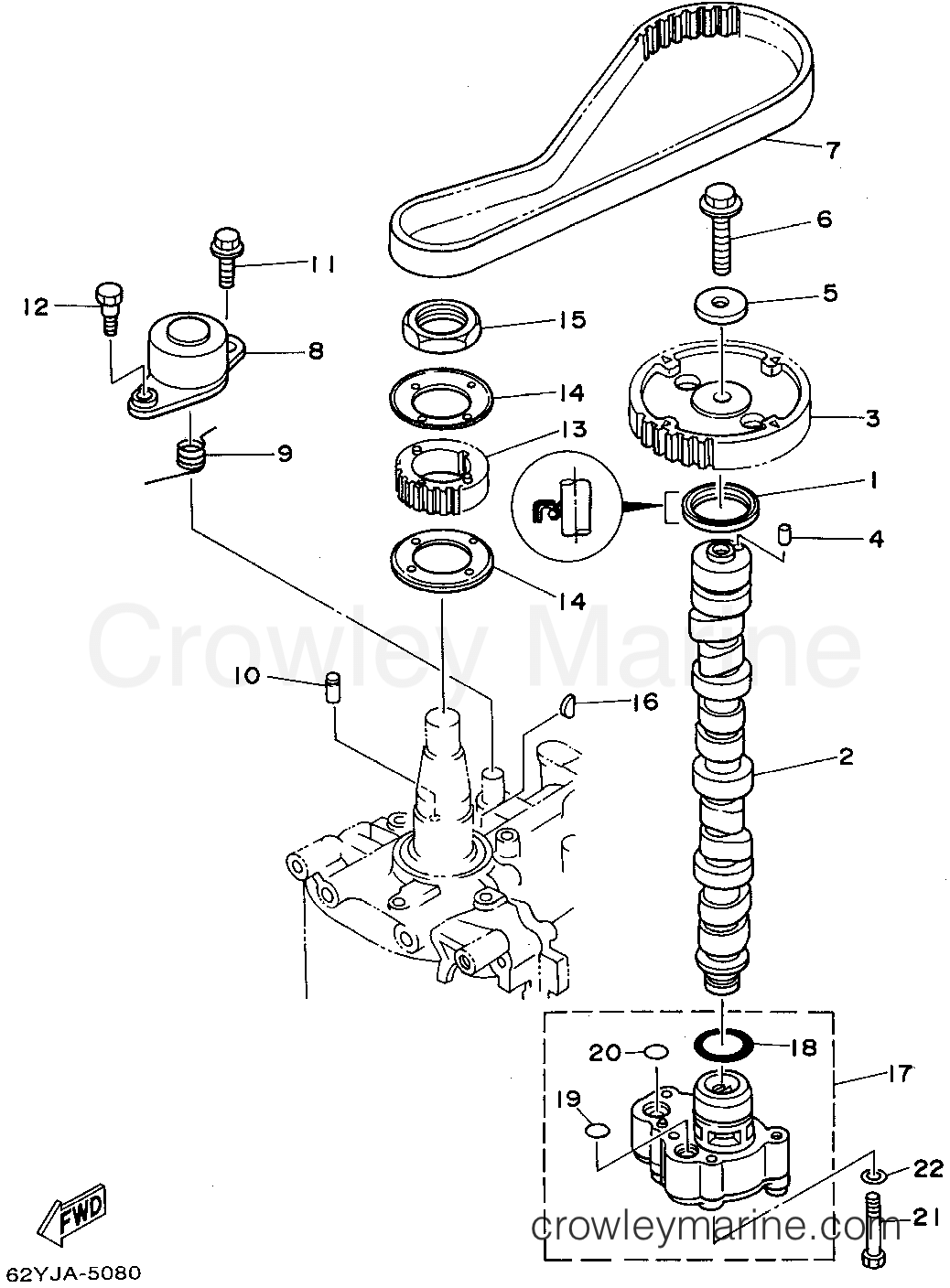 Yamaha Motors F50TLHT - OIL PUMP