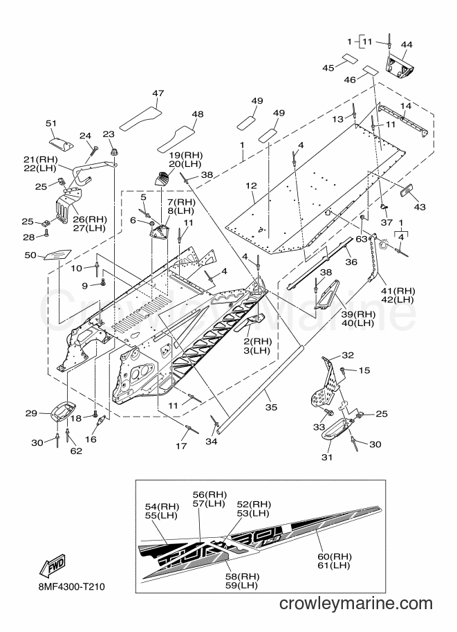 2018 Snowmobile SRS10BL53 - SRS10BL53 (8MF4) [010] - FRAME 2