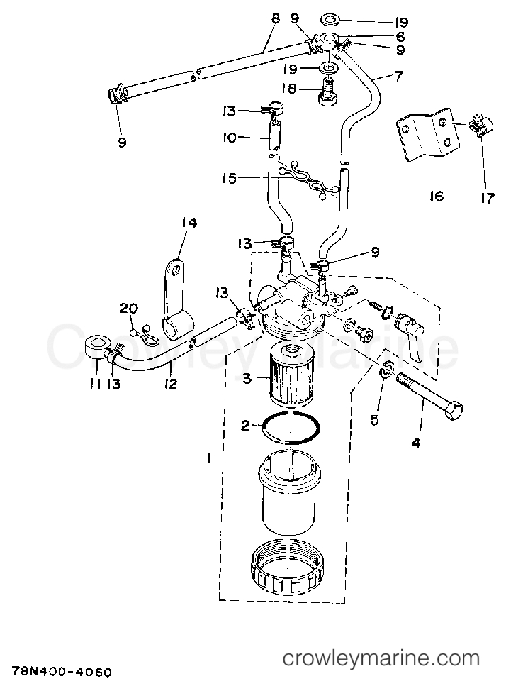 Yamaha Motors EDA5000DVE - FUEL FILTER
