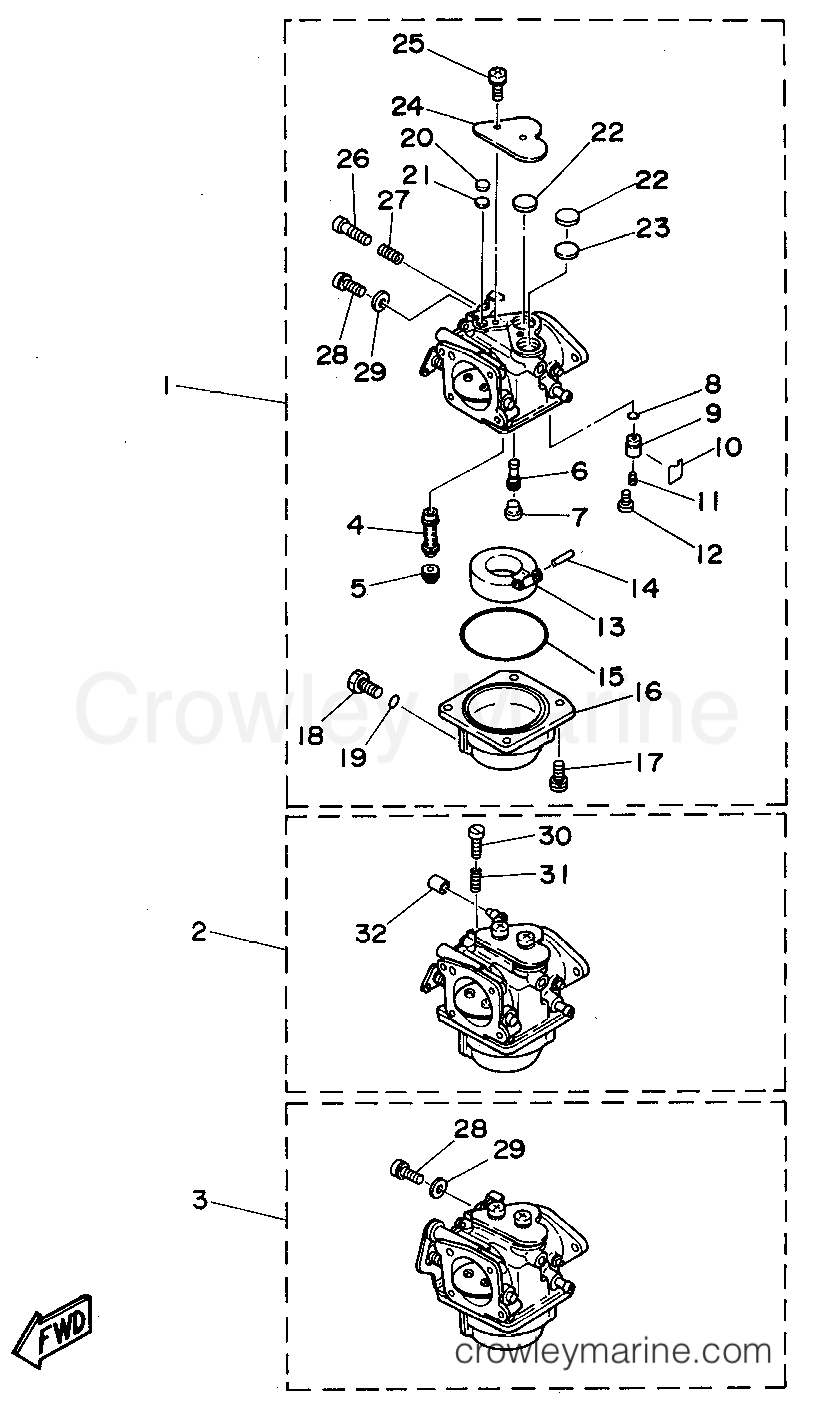Yamaha Motors C75TLRS - CARBURETOR