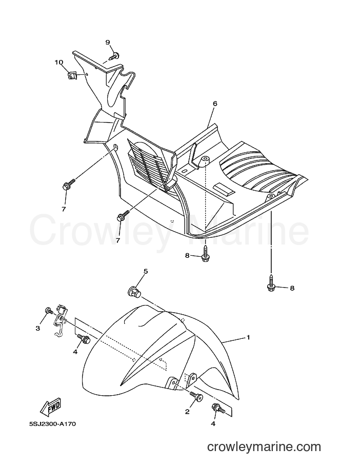 Yamaha Motors YP250 (5SJ6) [080] - FENDER
