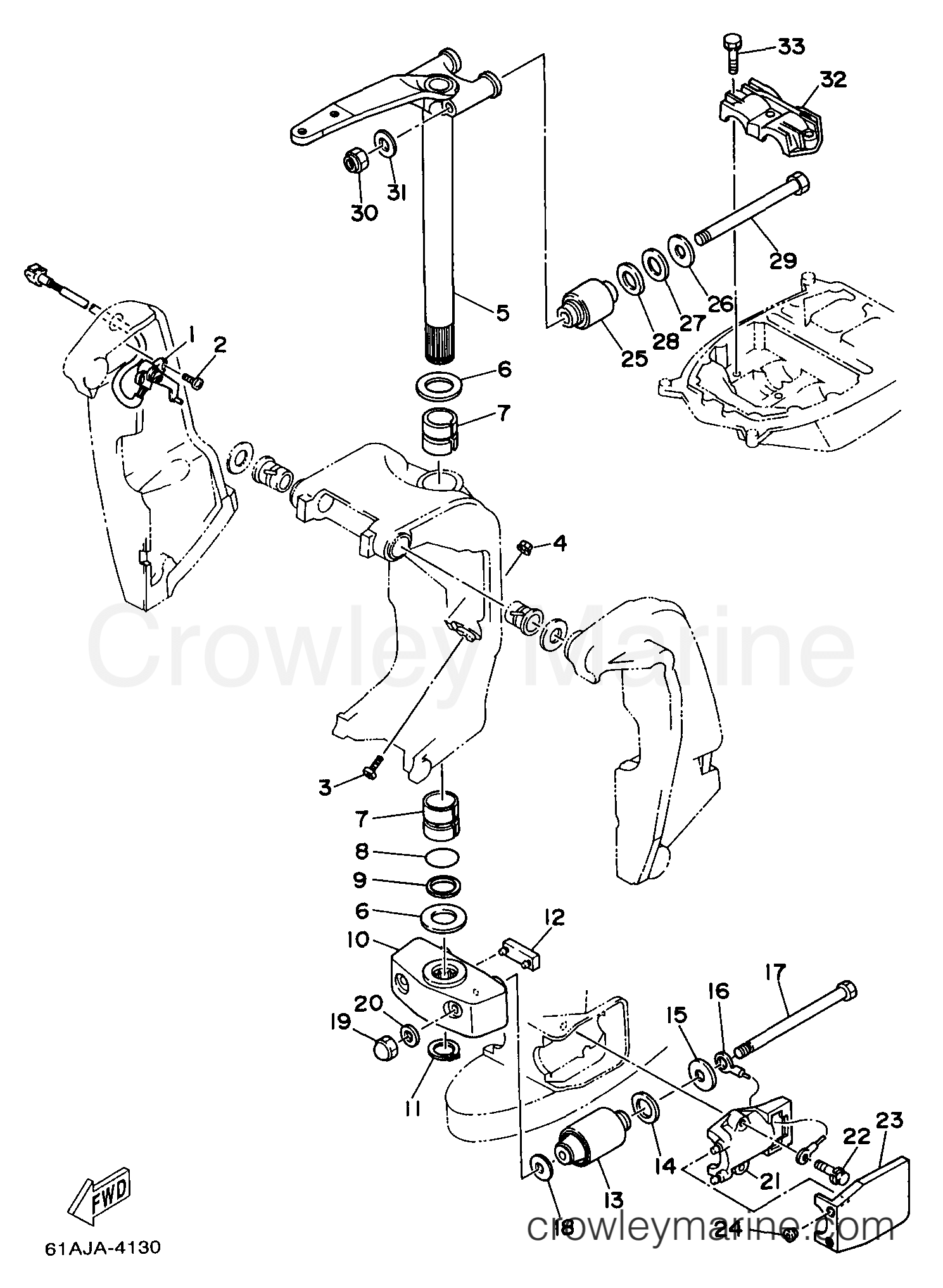 Yamaha Motors S225TURV - BRACKET 2