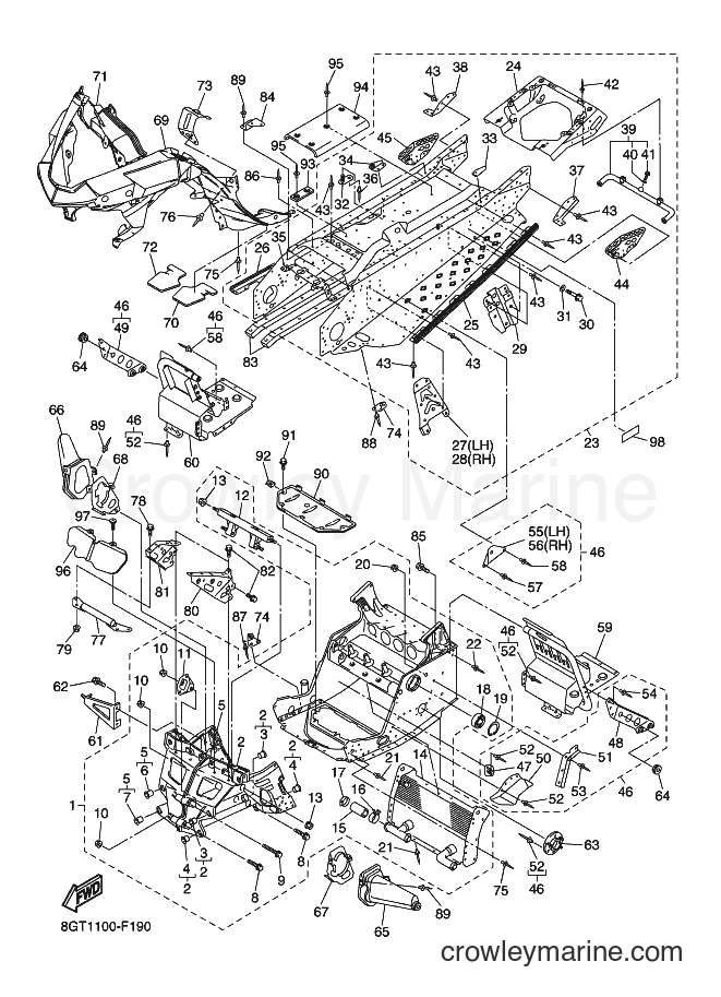 2007 Snowmobile RX10S - RX10S (8GT1) [020] - FRAME