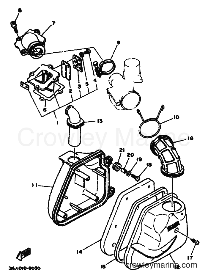 1994 Scooter YA50R - YA50R (4PC1) [999] - INTAKE