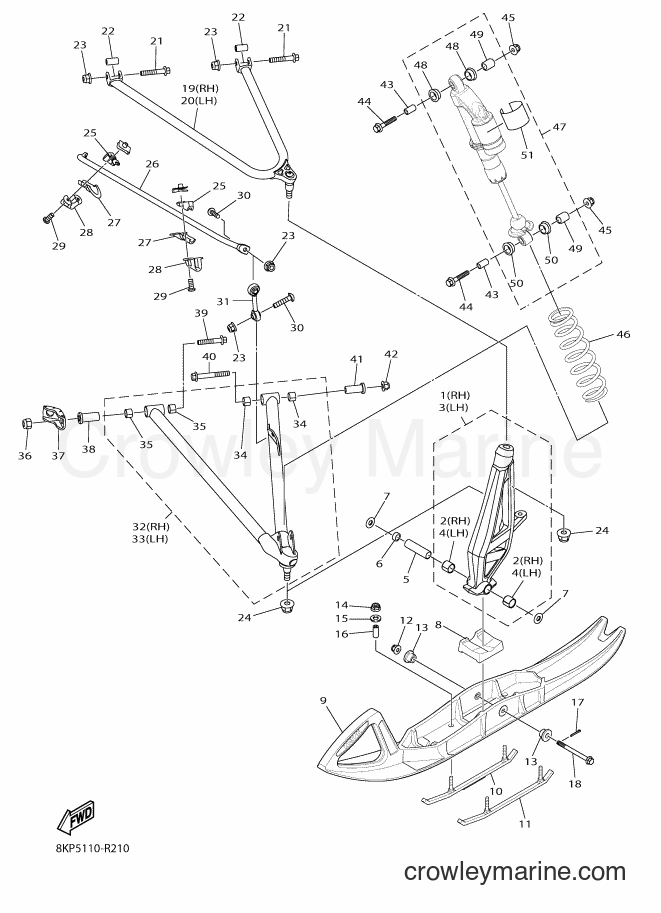 Yamaha Motors SRV10LL (8KP5) [010] - SKI