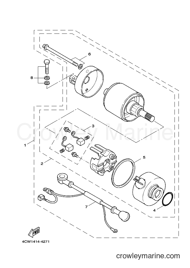 1994 Scooter XC125T - XC125T (4KY2) [999] - STARTING MOTOR