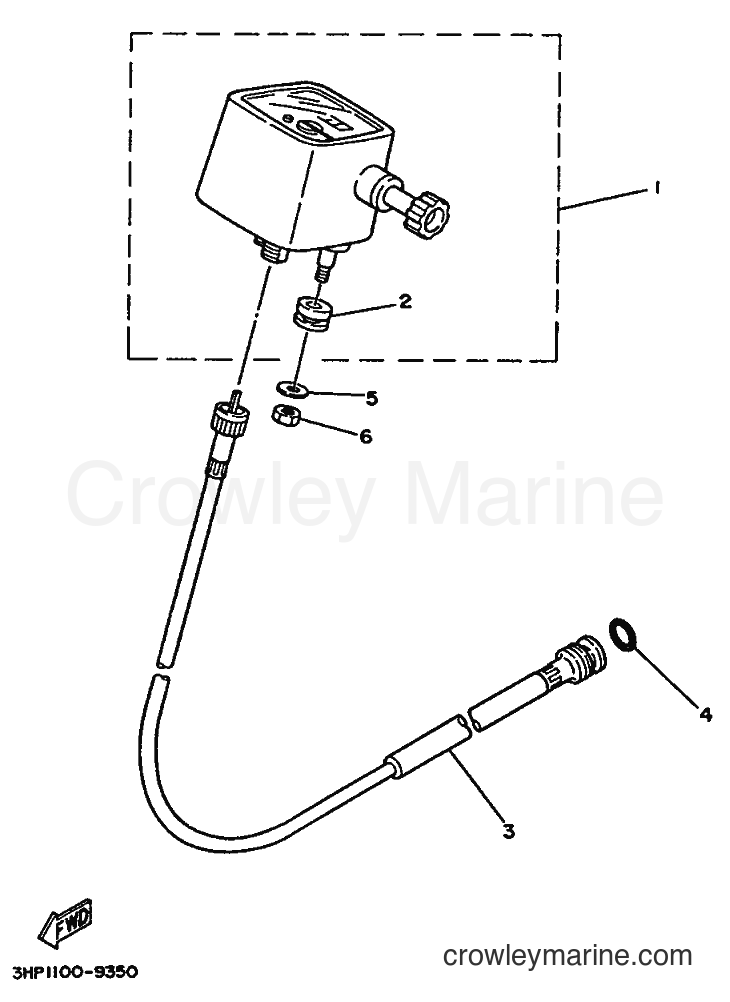 1995 ATV YFM350ER - YFM350ER (3HPD) [010] - METER