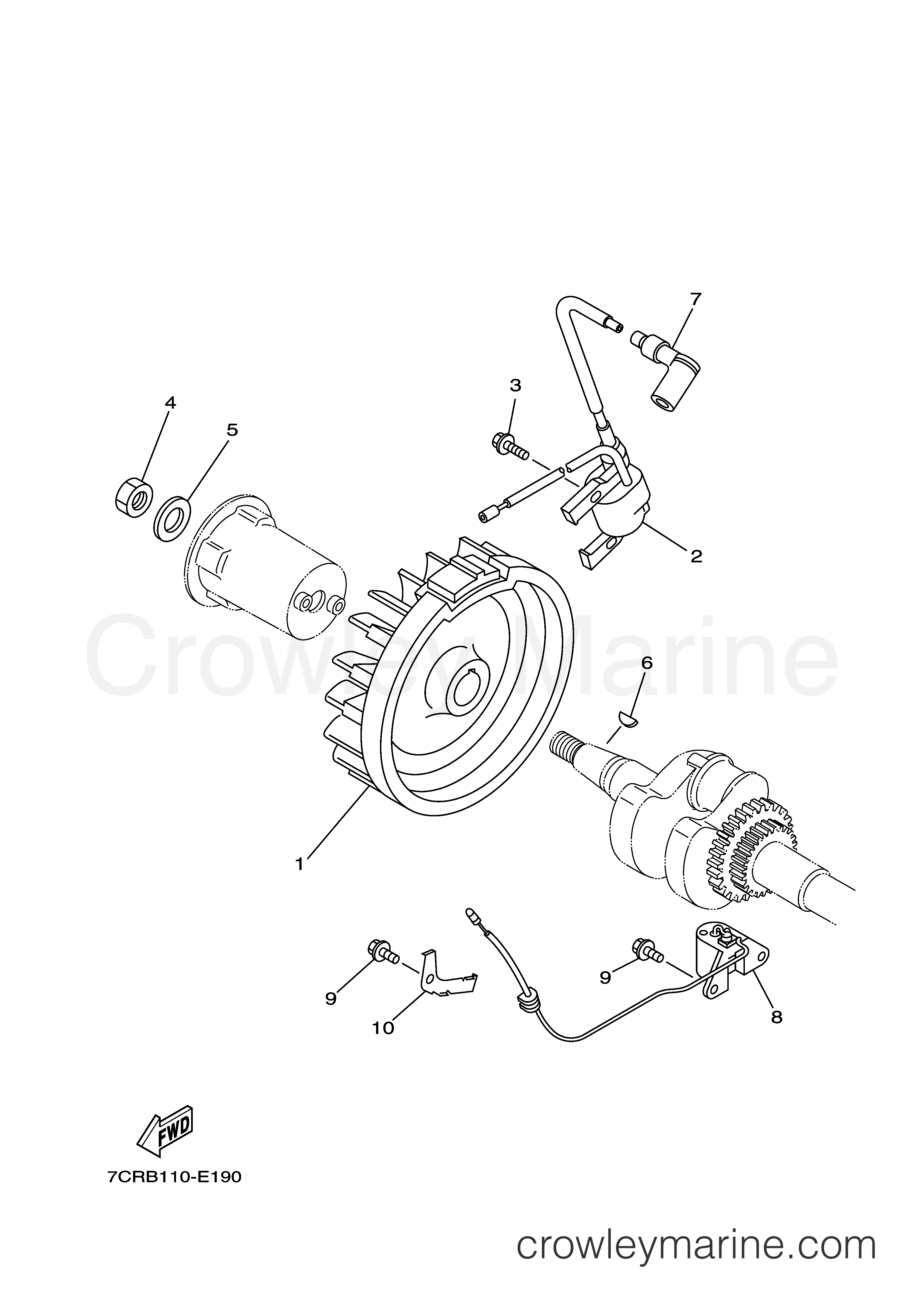 Yamaha Motors MZ300K2UPOD - GENERATOR 2