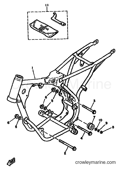 1980 Dirt Bike YZ50G - YZ50G (3R0) [999] - TOOL