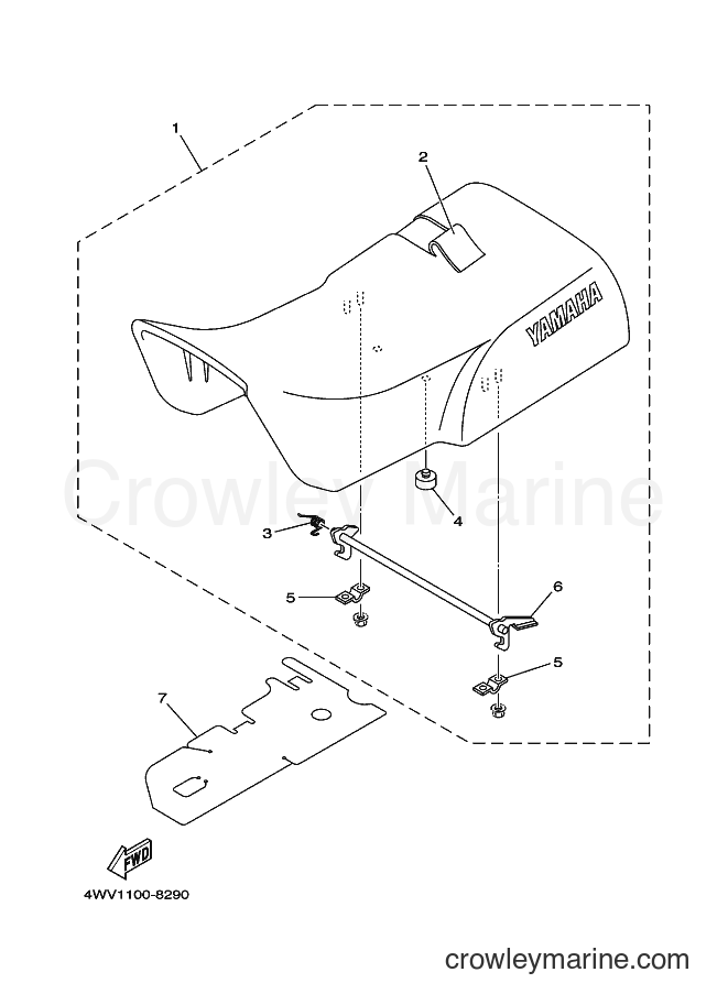 2000 ATV YFM600FWA - YFM600FWA (5GT8) [010] - SEAT