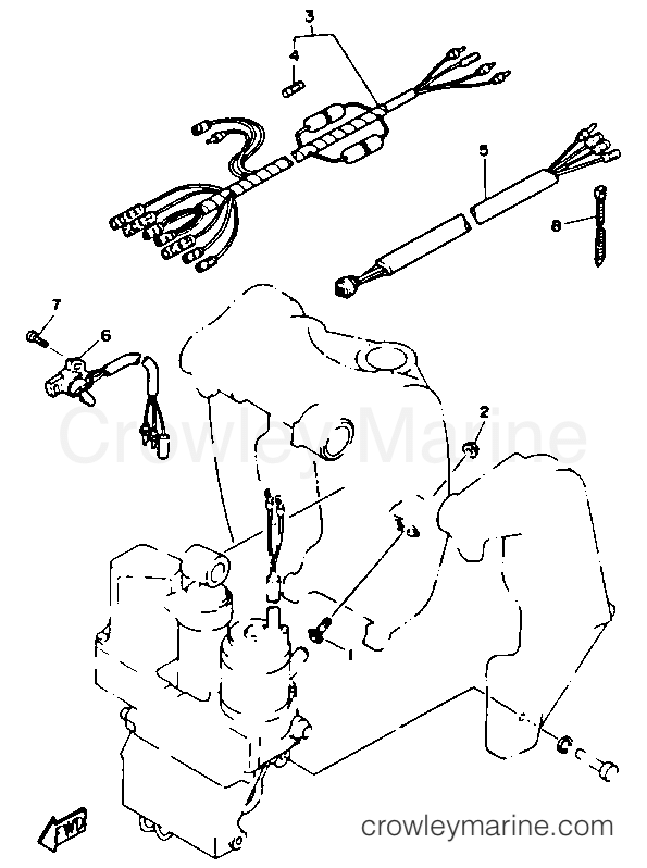 Yamaha Motors 225TLRR - BRACKET 2